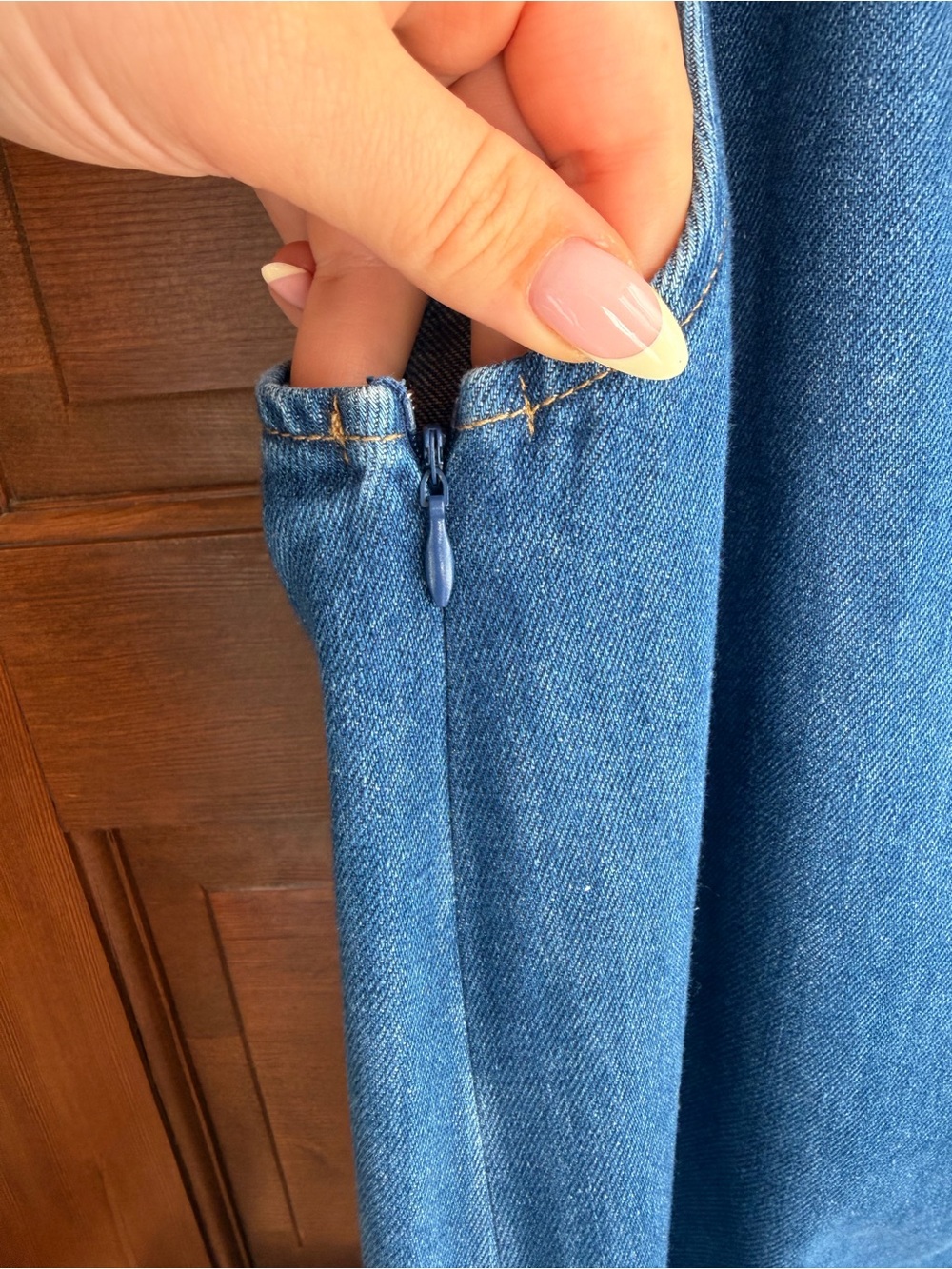 NEEDII DENIM DRESS - Picture 6 of 6